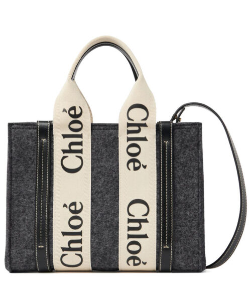 Chloe Small Woody Tote Bag With Strap